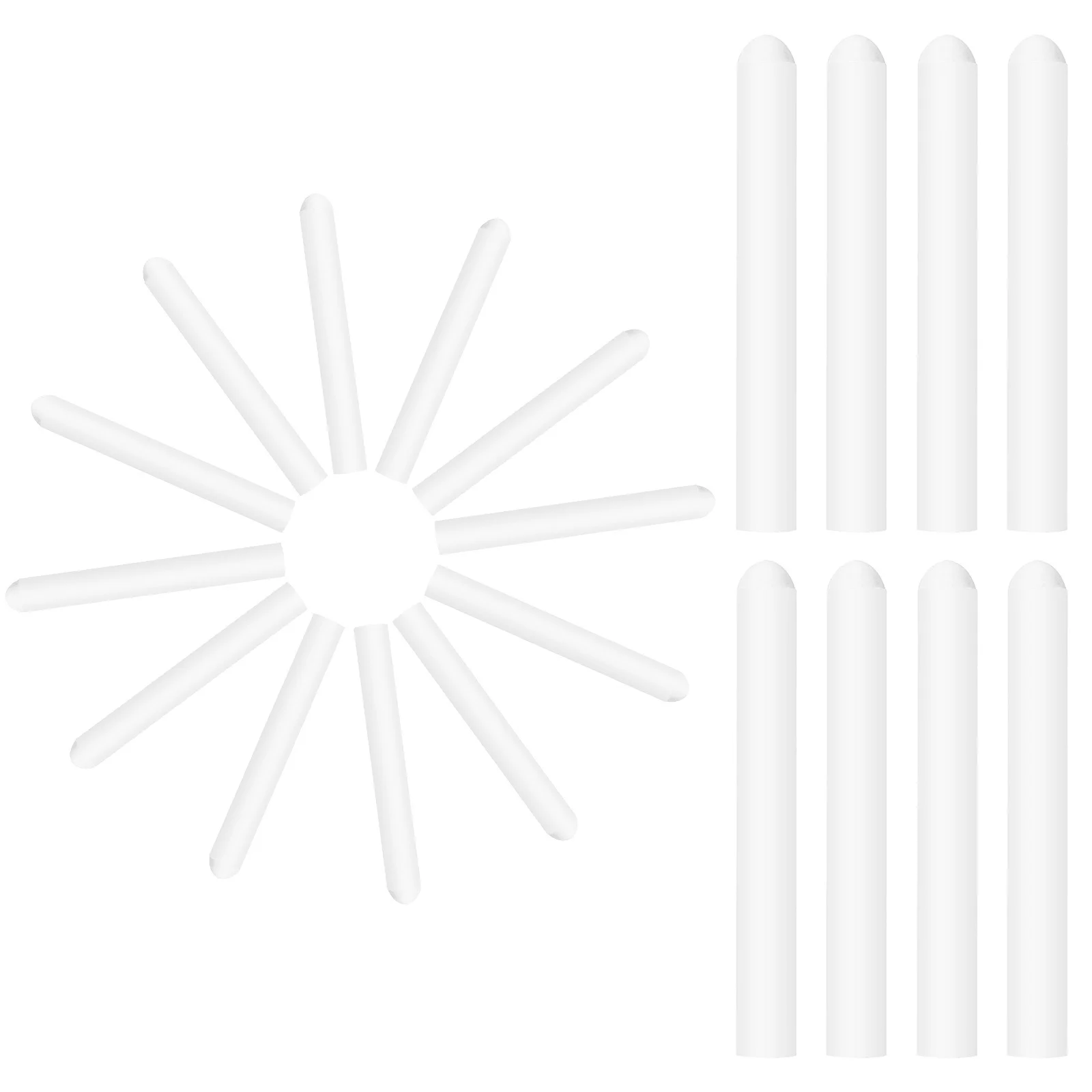 

20 pcs Water Soluble Dustless Chalks White Washable Painting Teaching Chalk Nontoxic Eco Friendly For Preschool