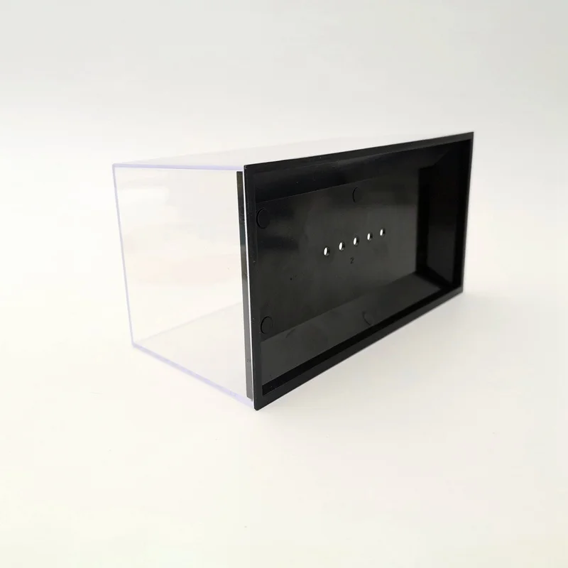 15.3cm 6\'\' Acrylic Boxes Display Case Stand Box Storing Transparent DustProof for 1:72,1:43 Scale Toys Car Models