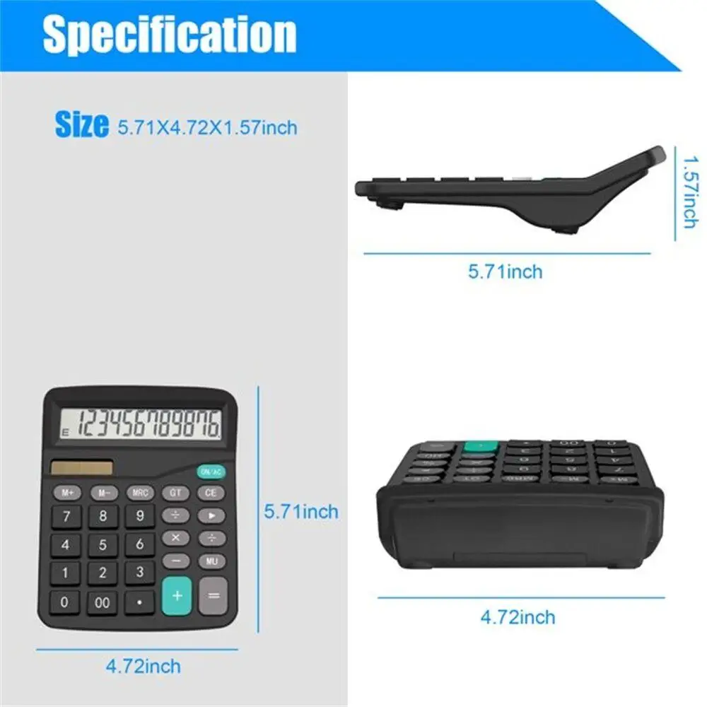 Solar Energy Calculator Plastic Basic Operations Student Equipment Abdication Function Statistical Operations Office Tools