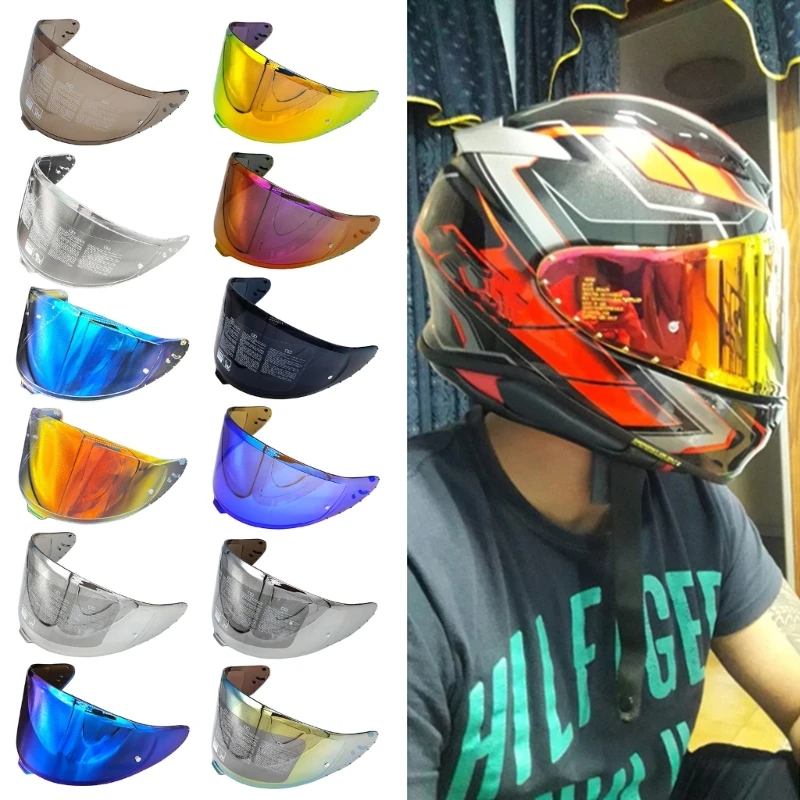 Anti-explosion UV Protection Motorcycle-Helmet Sun-Visor Goggles Lens For X15-Z8 Dropship