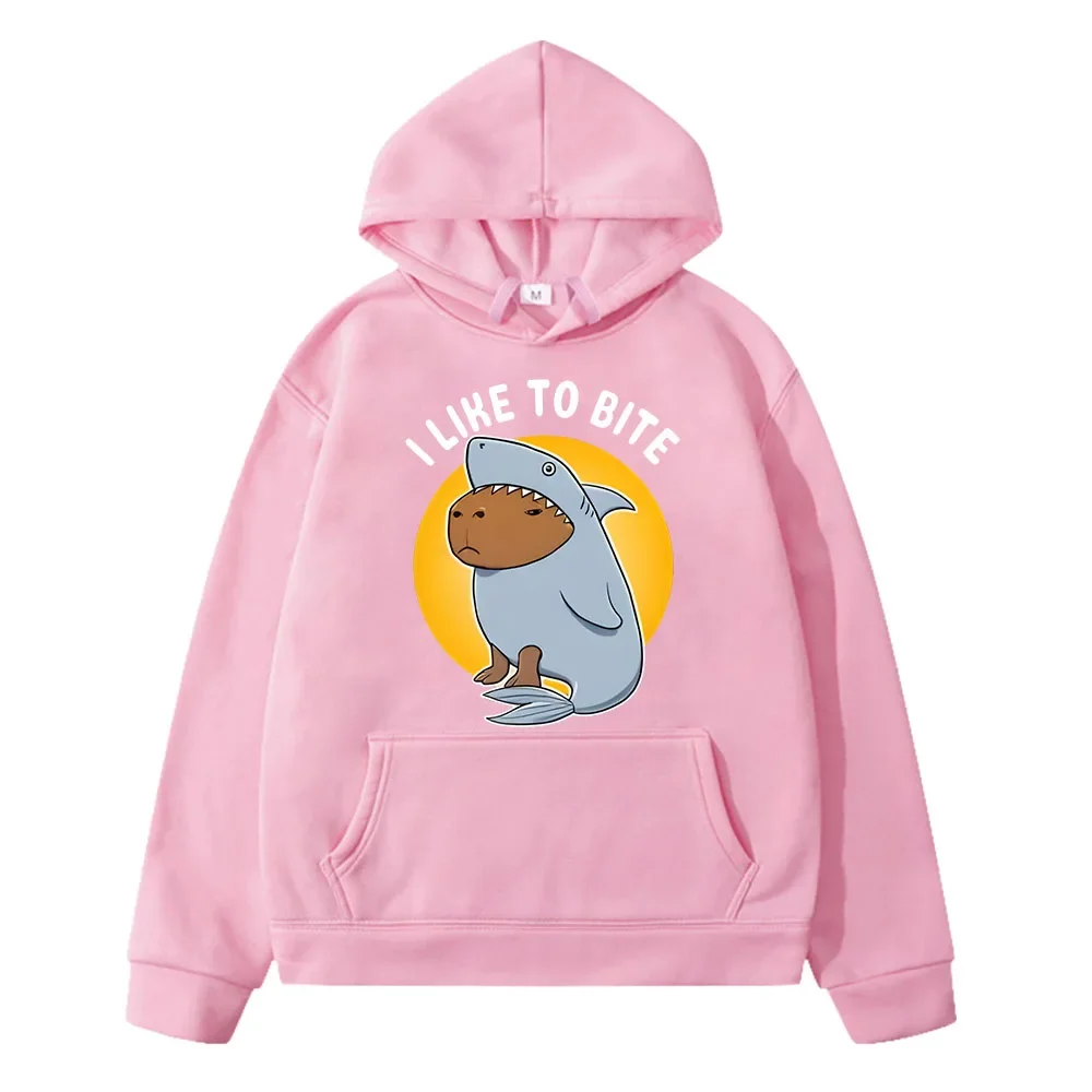 Kawaii anime hoodie boy clothes Capybara Children Autumn Fleece Sweatshirt y2k sudadera Jacket Casual pullover kids clothes girl