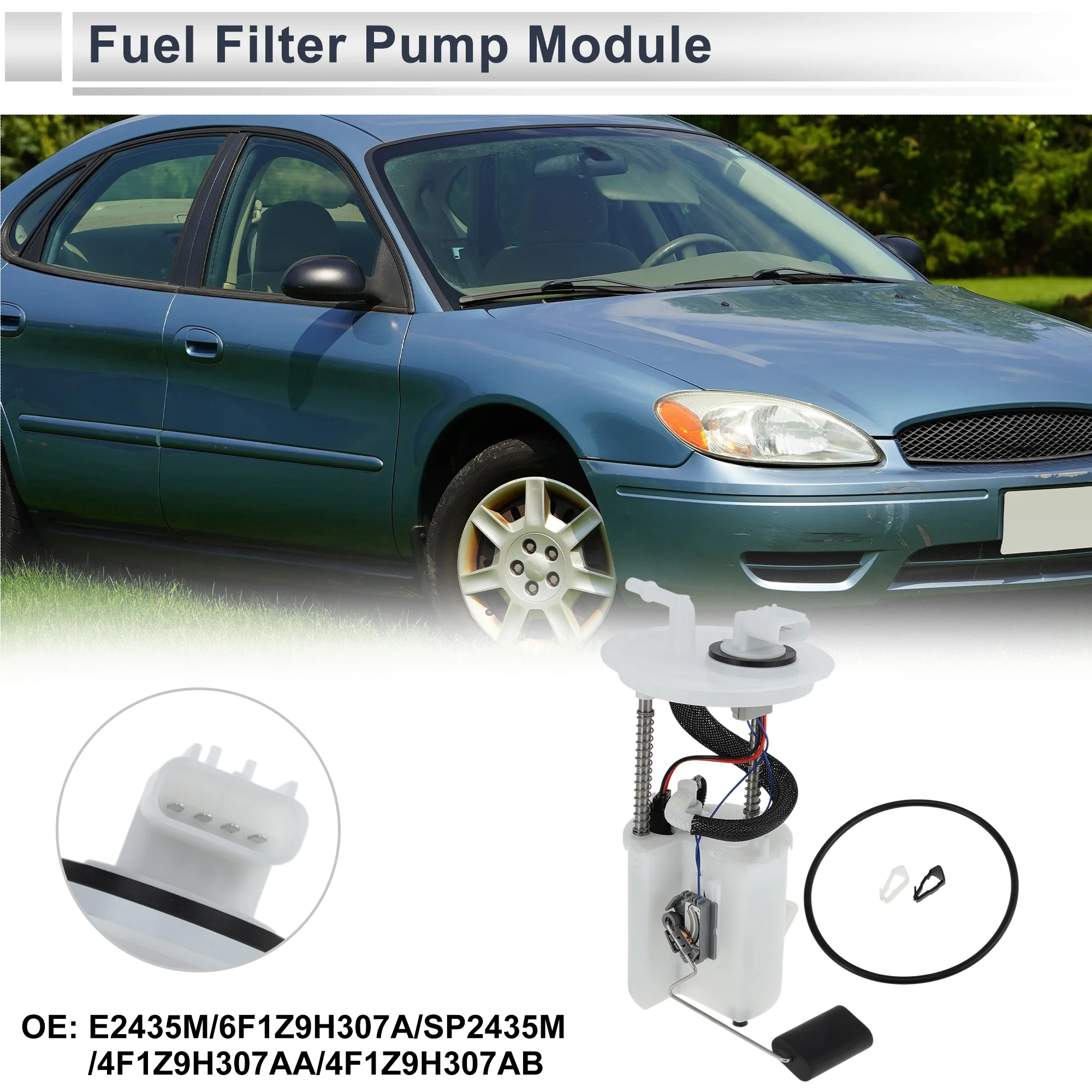 

Электрический топливный насос X Autohaux в сборе для Ford Taurus 2004-07 V6 3.0L для Mercury Sable 2004-05 V6 3.0L No E2435M/6F1Z-9H307-A