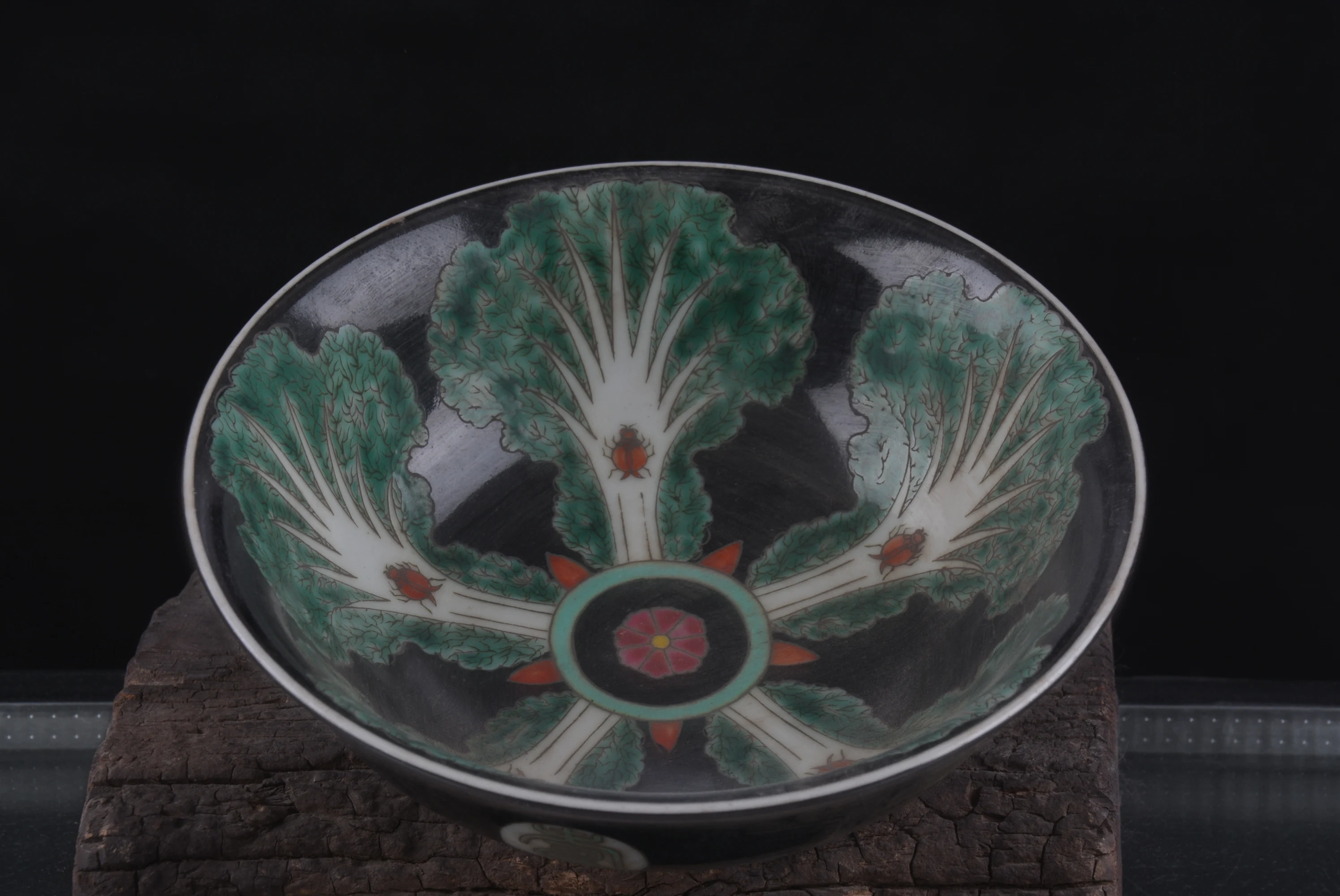 Antique QingDynasty porcelain bowl,Pastel flower bowl,Hand-painted crafts,Collection&Adornment,Free shipping