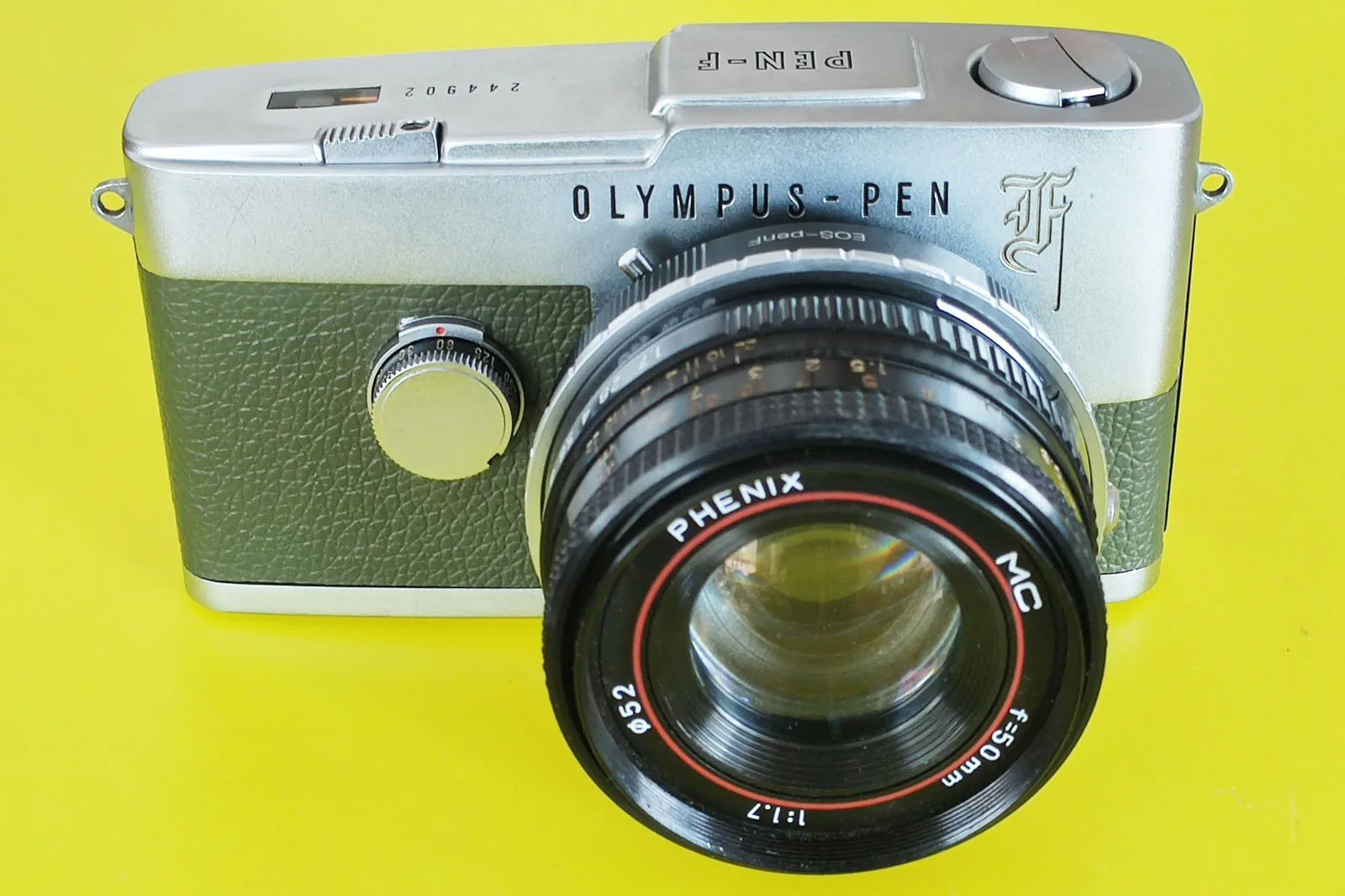 محول حلقة ل EOS-PENF كانون EOS EF جبل عدسة ل أوليمبوس القلم F فيلم كاميرا