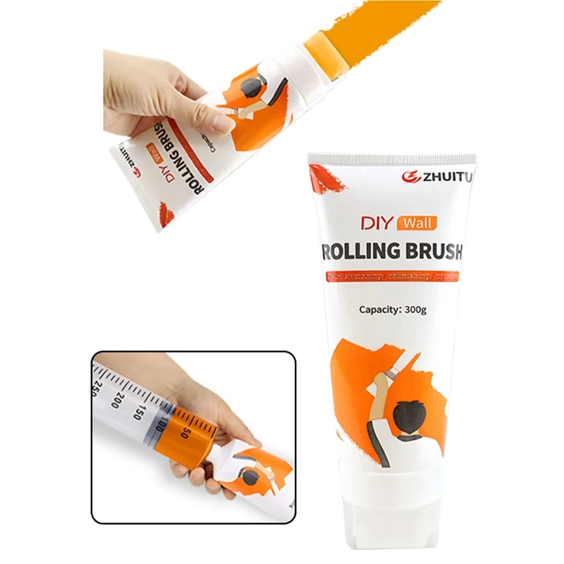 Small Roller Wall Patching Brush,Small Roller Brush Wall Repair Tool Suitable for Repairing Latex Paint Wall Repair Wall Stains