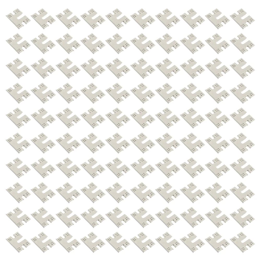 Stainless Steel Photovoltaic Conductive Sheet Grounding Pressure Plate Puncture Gasket For Solar Panel System Protection 100pcs