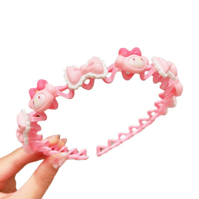 Diadema Kawaii Sanrio Kuromi My Melody Cinnamoroll Sharks Tooth, peine para el cabello, Tiara para el cabello, joyería, regalo para niñas