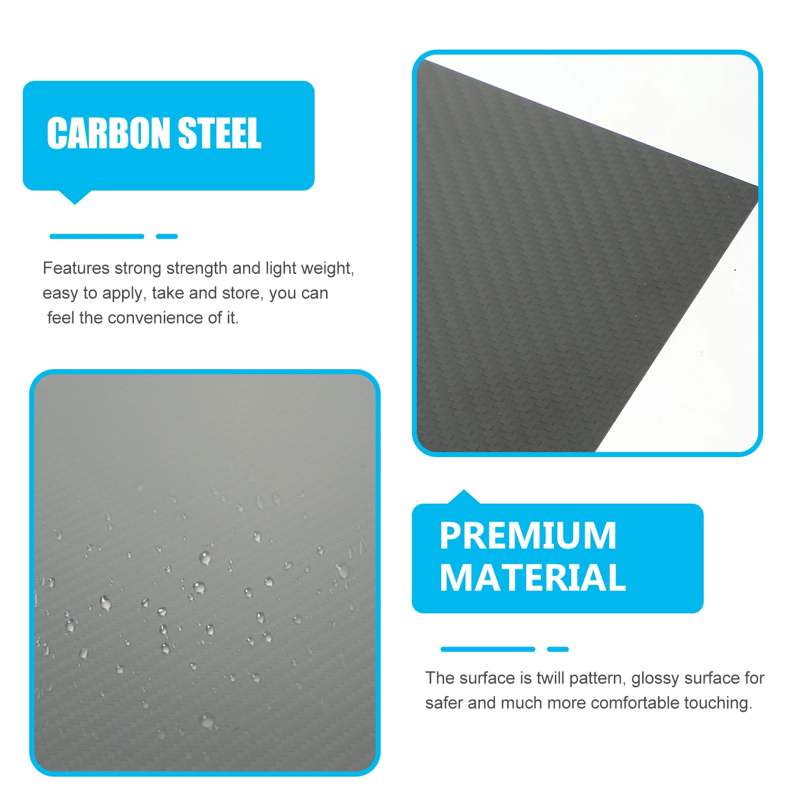 

Lightweight Carbon Fiber Plate 3K Twill Sheet Panel for RC Drone Helicopter Multicopter Parts Matte Finish High Strength