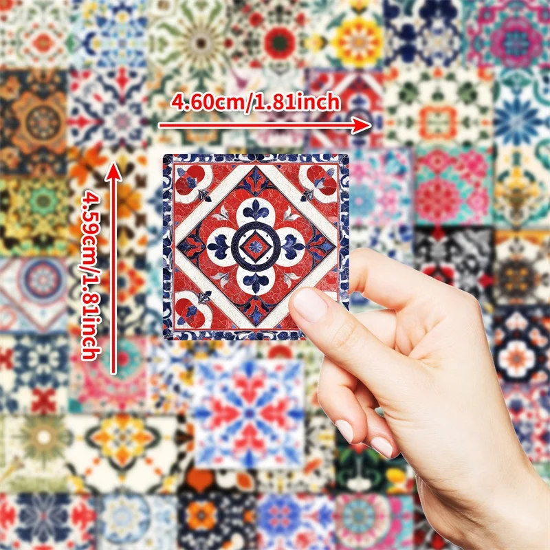 10/30/50PCS Kawaii Unique Patterns Sticky PVC Sticker Aesthetic DIY Decoration Scrapbooking Supplies Hand Accounting