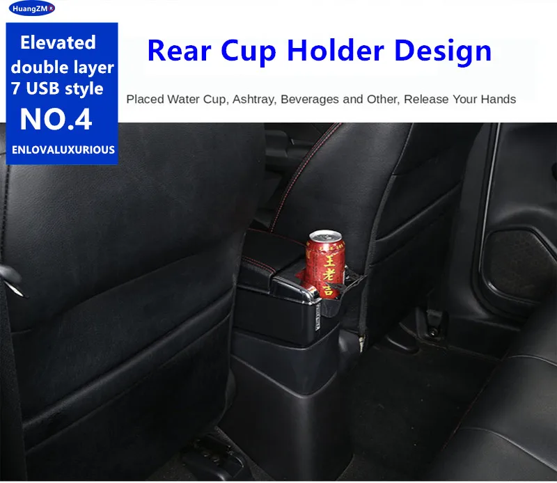 Für Nissan März Micra K13 Armlehne Box Für Nissan Sunny Auto Armlehne Arm Lagerung Box Retrofit Teile Auto Zubehör 2010-2023 – Detail 6