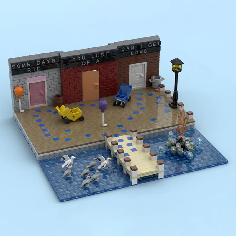 

915pcs MOC Heroes Batmansed Some Days You Just Can T Get Rid Model Building Blocks Architecture Toys Christmas Gift