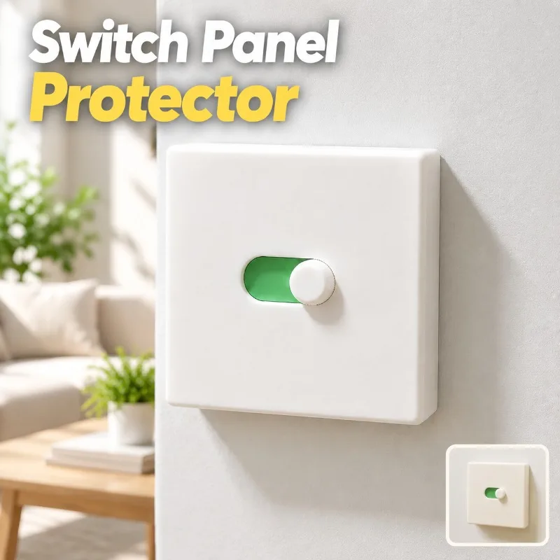 3D Printed 86 Type Switch Panel Sliding Cover Creative Wall Outlet Decor Protector Dustproof Wall Switch Frame for Home Bedroom