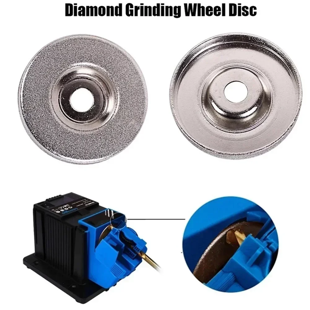 1 Buah 50Mm 2 Inci Roda Gerinda Berlian 180 Grit Circle Grinder Cakram Batu Pengasah Sudut Pemotongan Roda Pengasah Pemangkasan