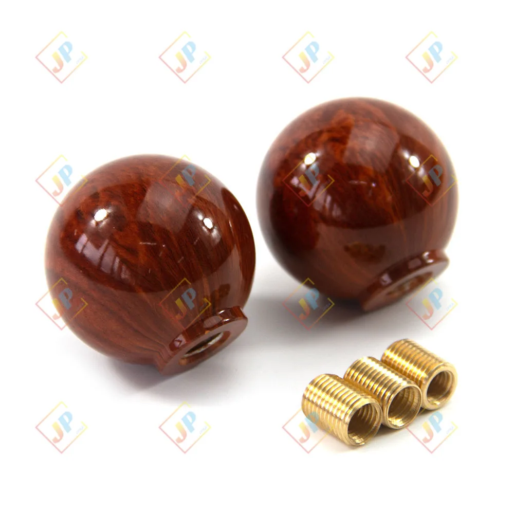 JDM Car Shift Knob Peach Wood Color Manual Transmission Automatic Shift Knob Shift Lever For Universal
