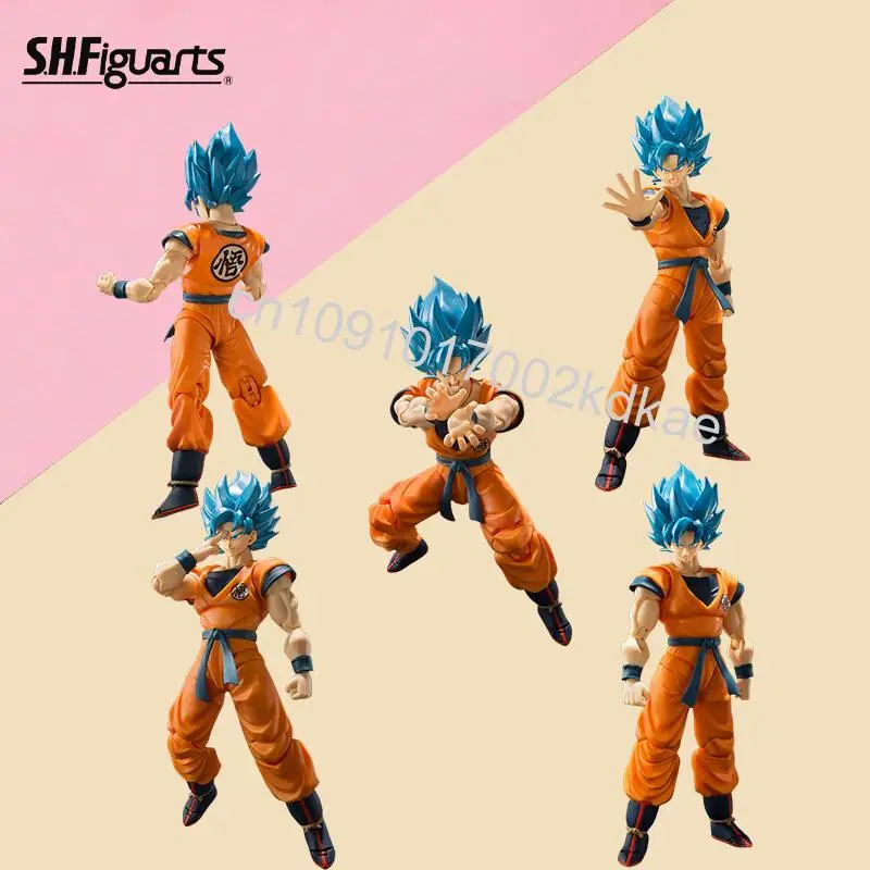 

In stock BANDAI SPIRITS S.H.Figuarts Dragon Ball Super: Broly Son Gokuu Figure Anime Modle Toys Collections Desktop ornaments