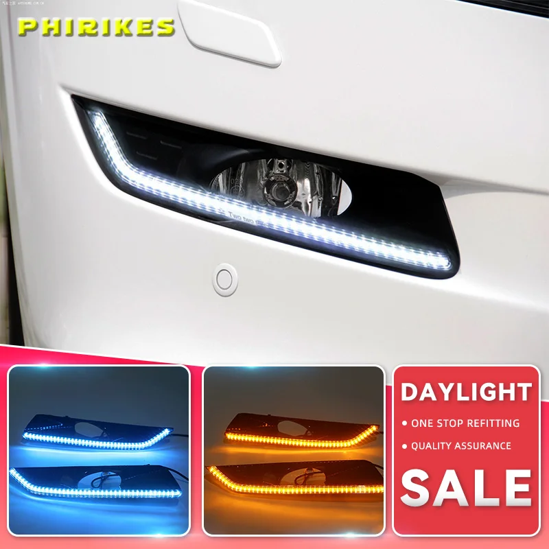 

1 set LED DRL Daytime Running Lights 12V ABS Fog Lamps Cover Headlight Accessories For Honda Crosstour 2011 2012 2013