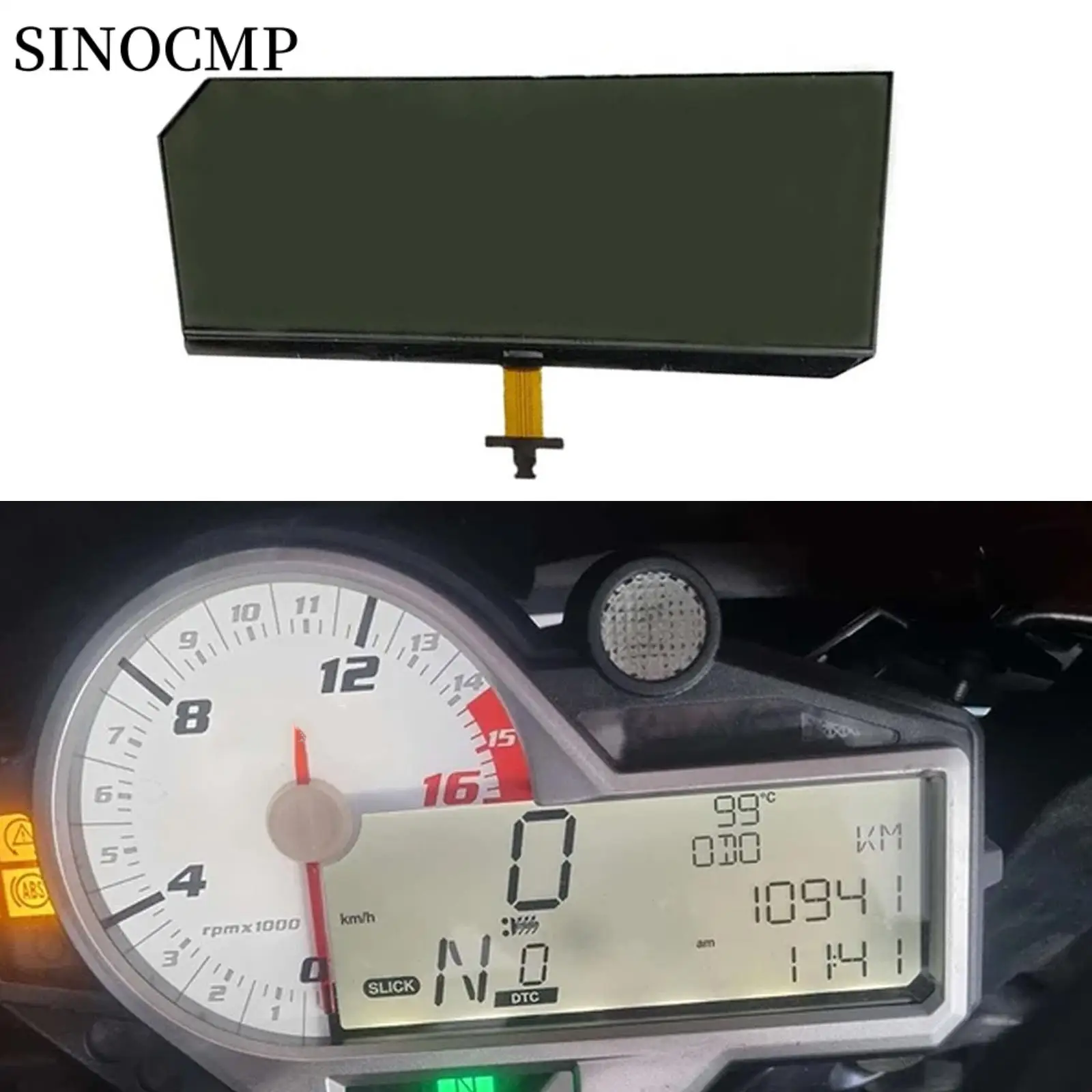 

Ультратонкий ЖК-экран спидометра для BMW S1000RR 2015-2018, сменный дисплей приборов мотоцикла, аксессуары для спидометра