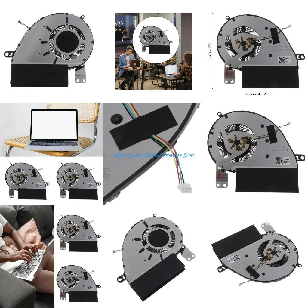 

U2JE CPU Cooling Fan For Zenbook 13 UX333 UX333F UX333FN FL6Q 13NB0JW0P01011 Laptop