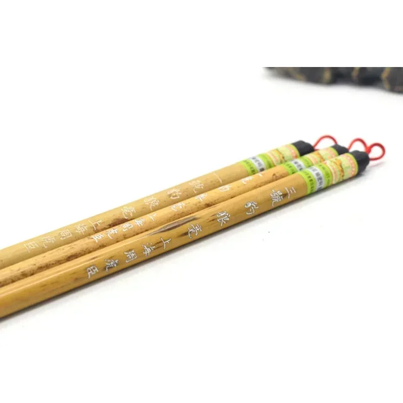 S M L chinois célèbre marque tigre fait à la main Art eau encre peinture calligraphie sumi-e Sumi brosse BaoLanghao loup cheveux