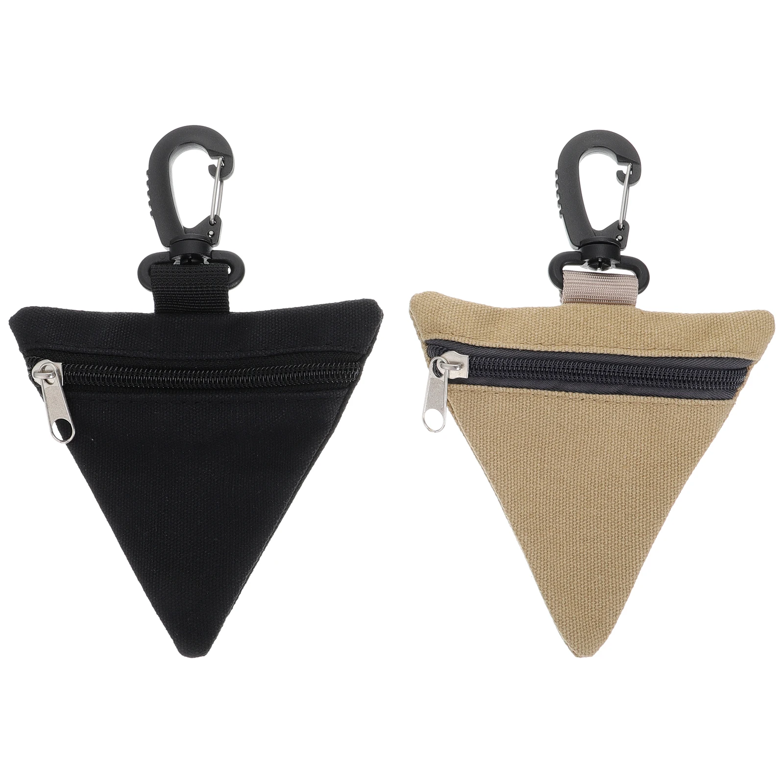 

2Pcs Waist Pack Hanging Pouch Outdoor Bag Organizer Non Woven Fabric Storage Strap Triangle Accessories Hunting