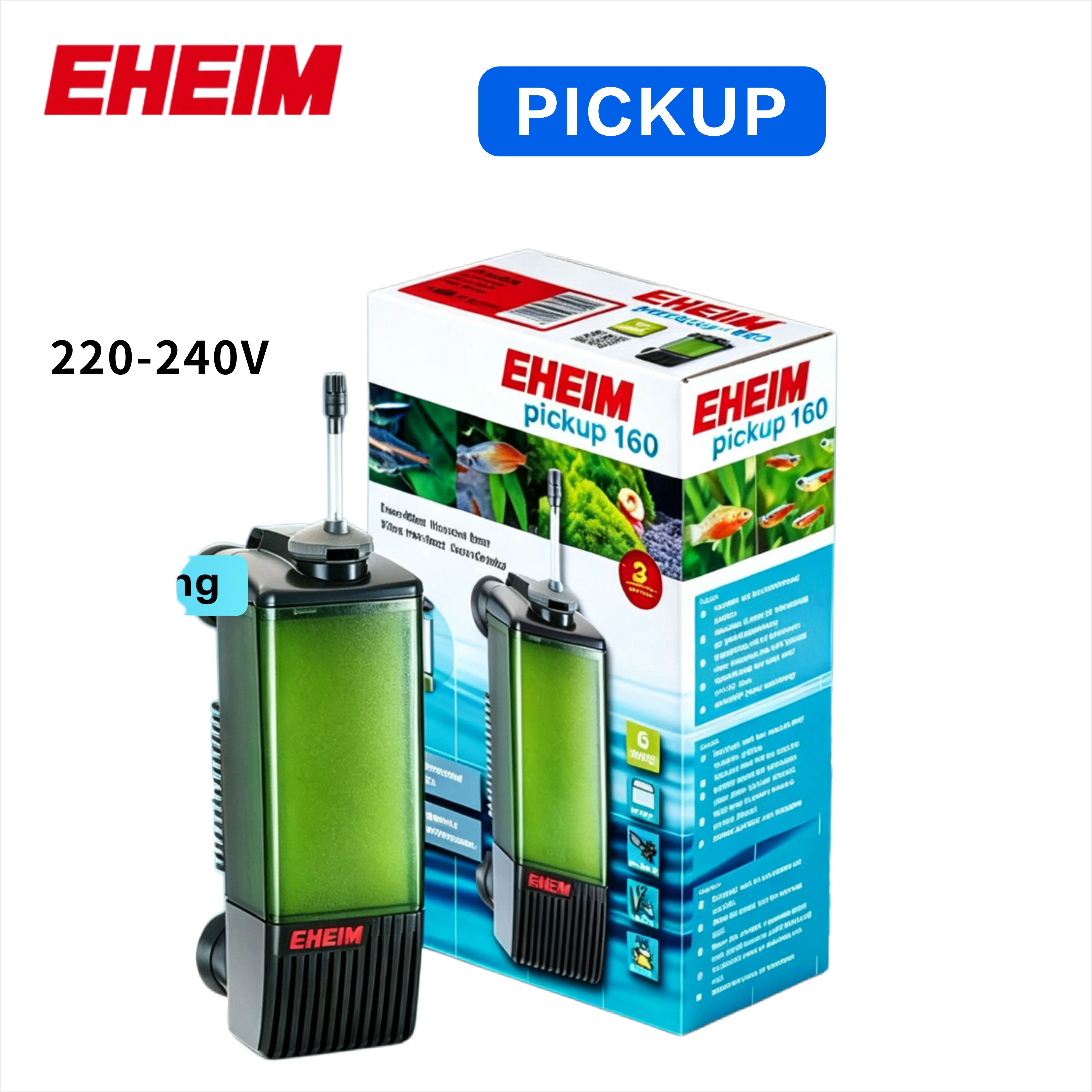 Aquarium Planted Tank Filter - เครื่องกรองภายในตู้ปลา EHEIM รุ่น Pickup 220V ออกแบบมาสำหรับตู้ปลาที่มีระดับน้ำต่ำ