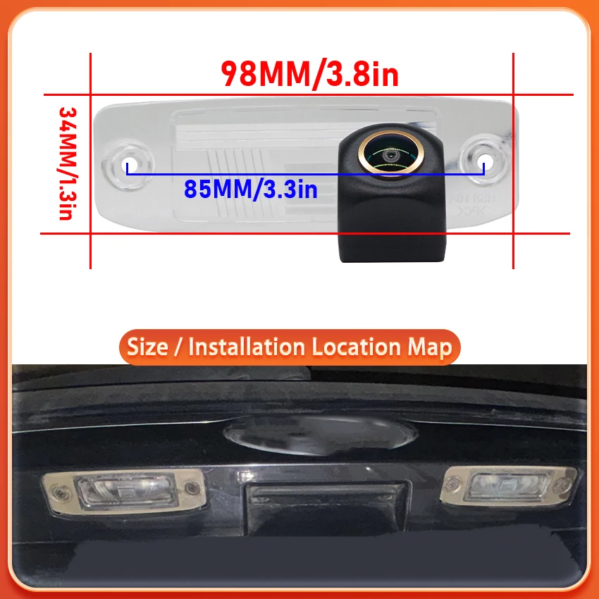 For Hyundai Kia Sportage R Sorento Opirus Mohave K3 Ceed 2018 2016 2015 2014 2013 2012 HD Car Rear View Reverse 1080x720P Camera