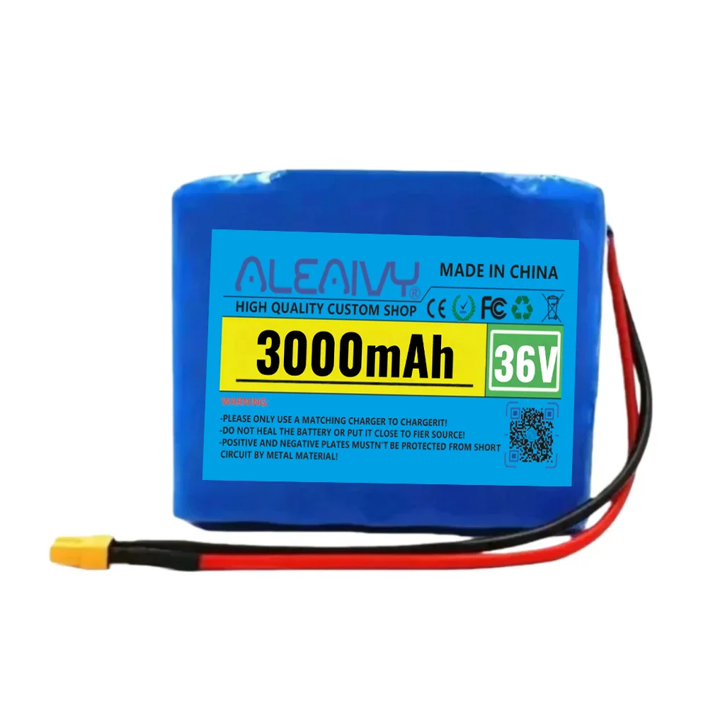 36V 3000mAh 10S1P 18650 Li-ion Battery Pack for M365 MIJIA Pro Scooter Extended Range with XT30/XT60 Plug Rechargeable battery.