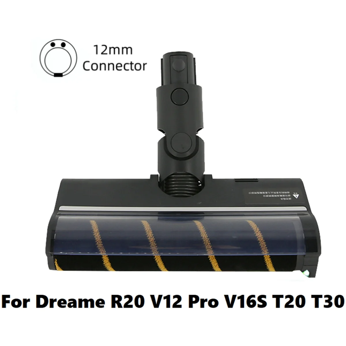 CLIM-For R20 V12 Pro V16S T20 T30 Handheld Wireless Vacuum Cleaner Hard Floor Brush Heads with Green Light