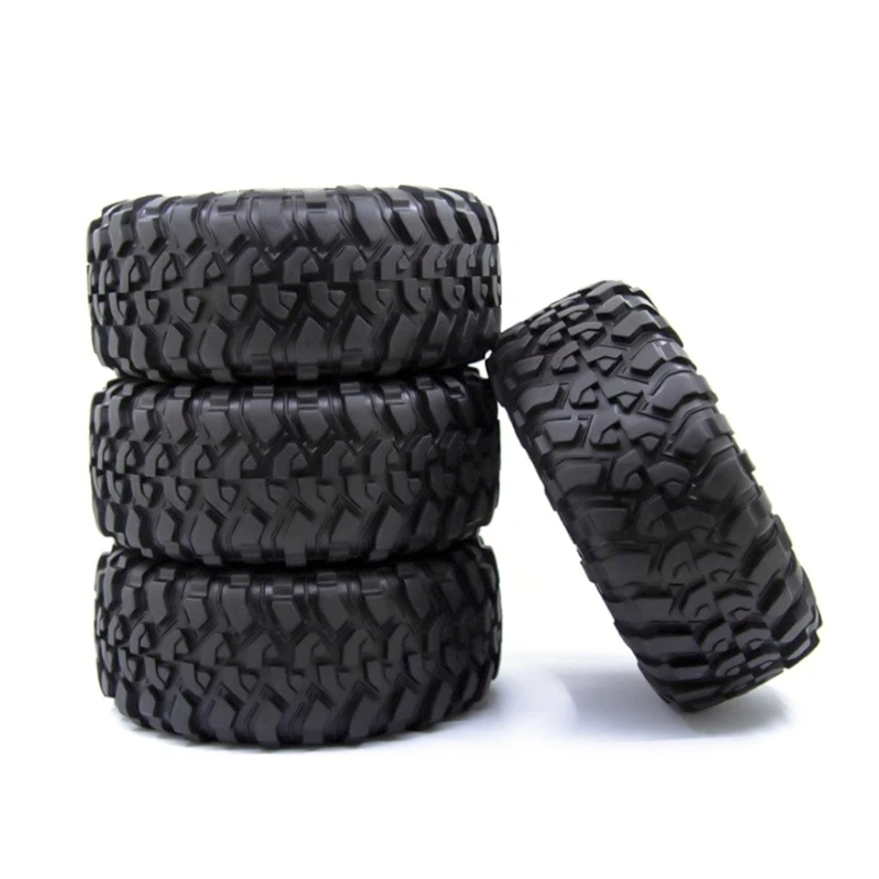 4PCS 1.9 Inch Crawler Rubber Tires for 1/10 Crawler TRX-4 TRX-6 Axials TRX6 #8174 Car