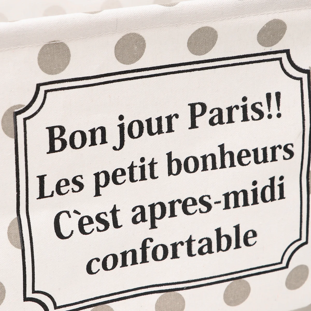 

Large Square Canvas Storage Basket Coffee Color Multi-Function Sundries Organizer Home Storage Container Letters