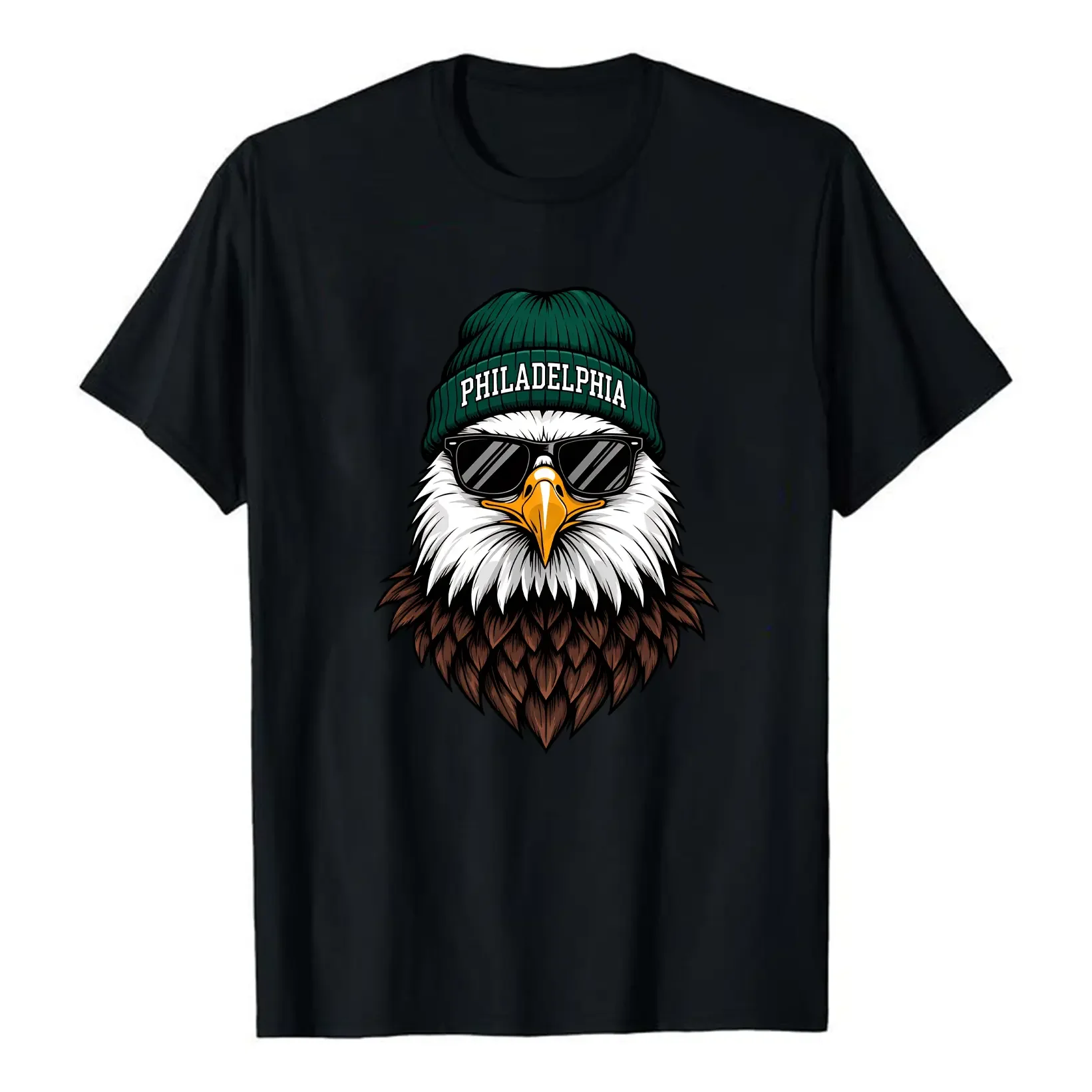 Funny Eagles Graphic T-shirt, Unisex Football Team Game Day Tee for Fan