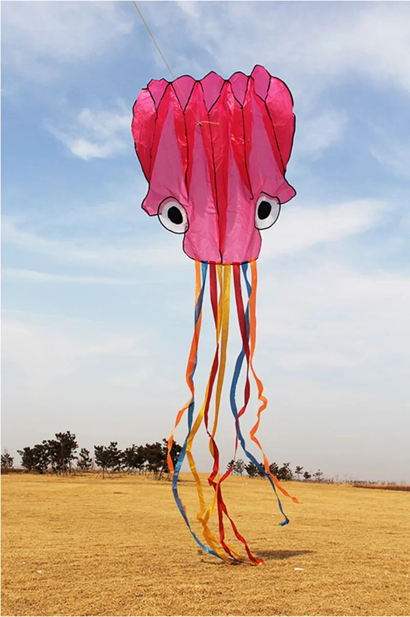 free shipping new octopus kites flying toys for children kites line professional winds kites factory adults kites kitesurf koi