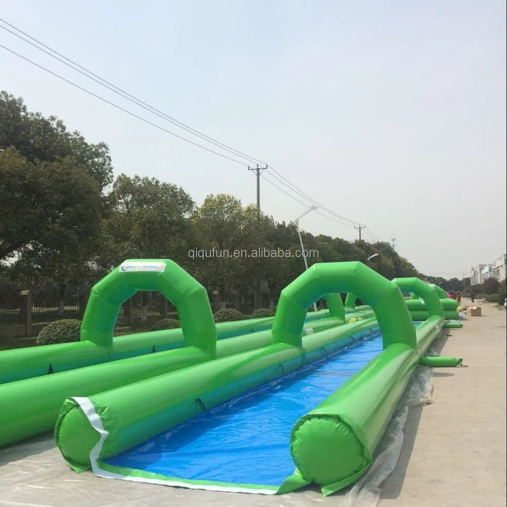 Seluncuran Air Kota Inflatable Single Lane Crazy and Safe Slip N Slide 1000ft