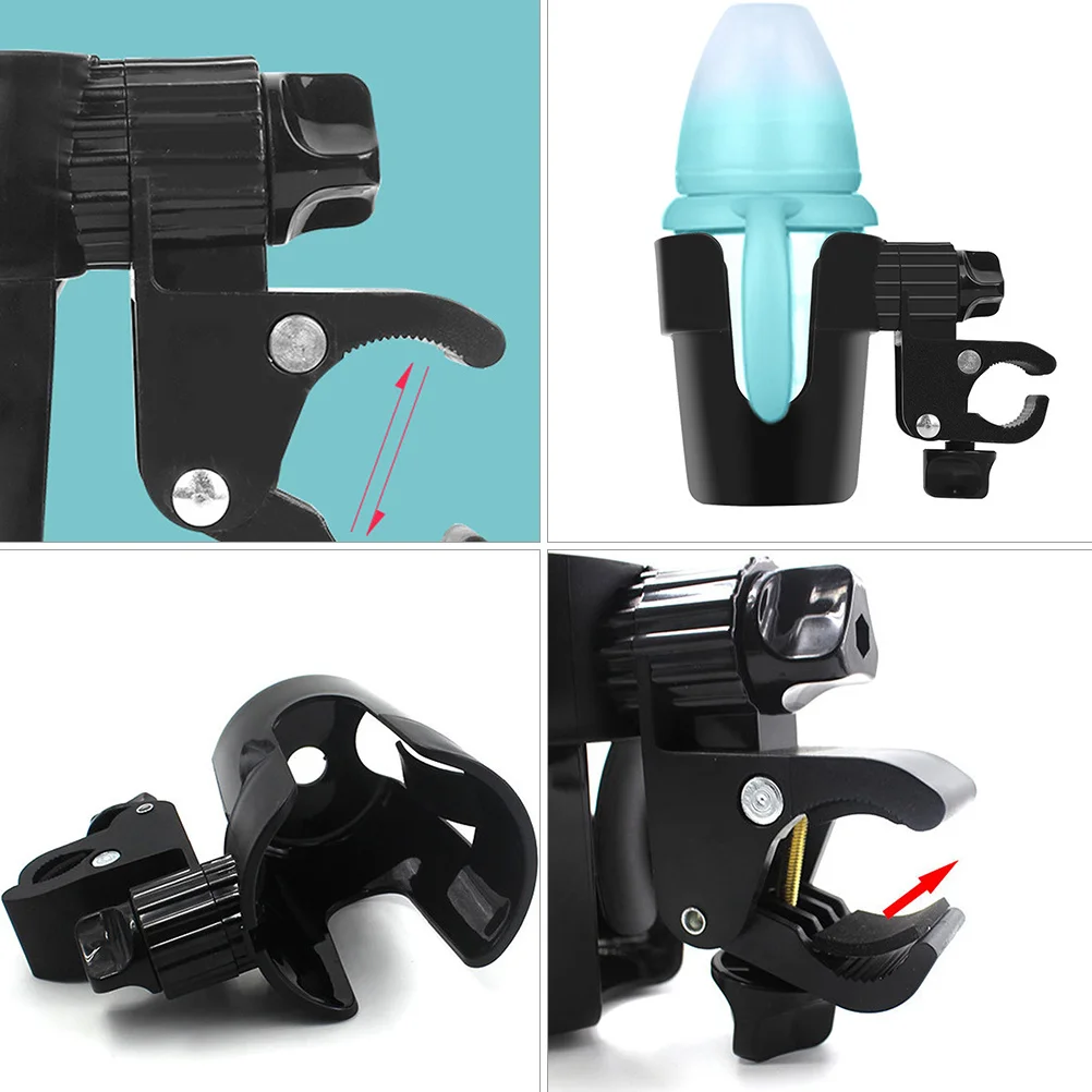 

Stroller Cup Holder For Baby Bottle Water Bottle Organizer Adjustable Drink Holder For Stroller Wheelchair Bike Trolley