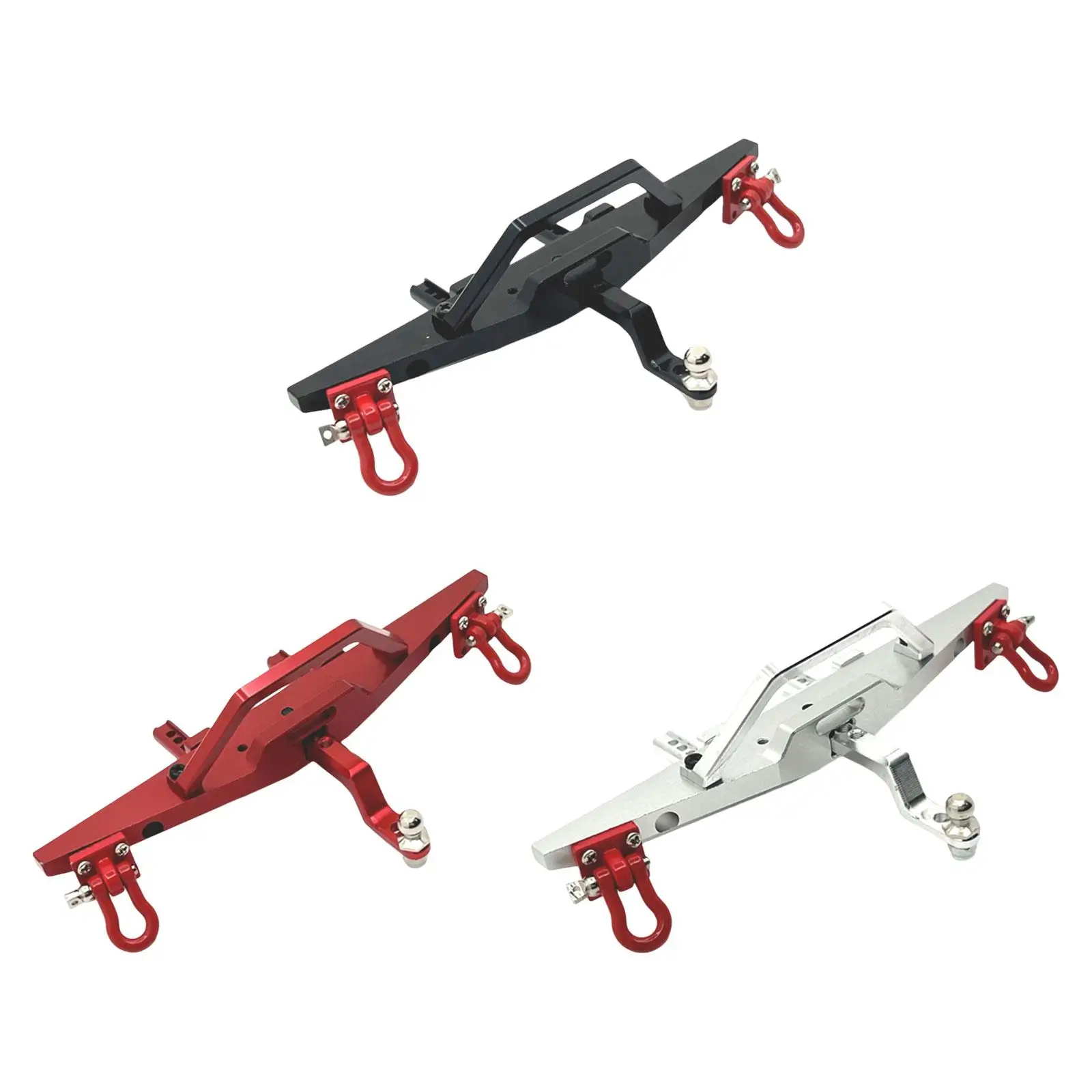 1/12 RC Voorbumper Reserveonderdelen Eenvoudig te installeren Vervanging Upgrade Onderdelen Metalen RC Auto Bumper Stevig voor MN128 DIY RC Auto Model