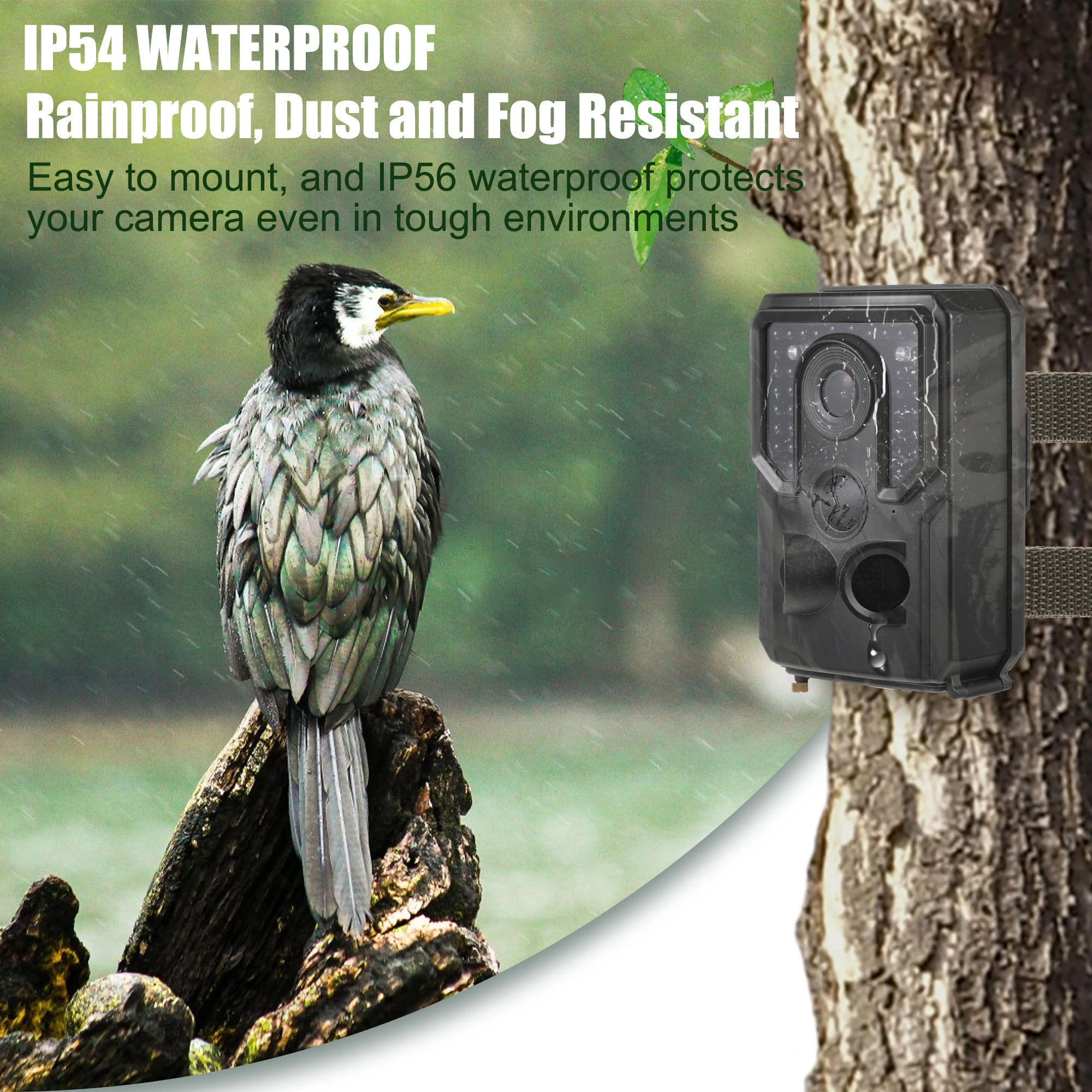 

12 Million HD Camera Outdoor Camcorder Monitor Cameras 1080p Waterproof Night Vision outside Off-road Scouting