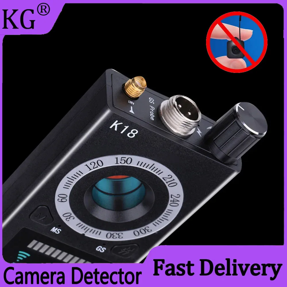 K18 Hidden Camera Detector Car Spy Things Anti GPS Tracking Wireless Signal Detector Strong Magnetic Against GPS Detector Gadget