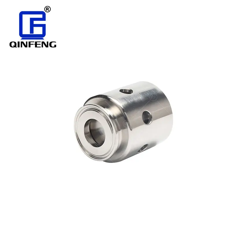 QINFENG SS304 Sanitary Quick Install Clamp End 1.5 Inch Exhaust Vacuum Air Release Valve With Stainless Steel