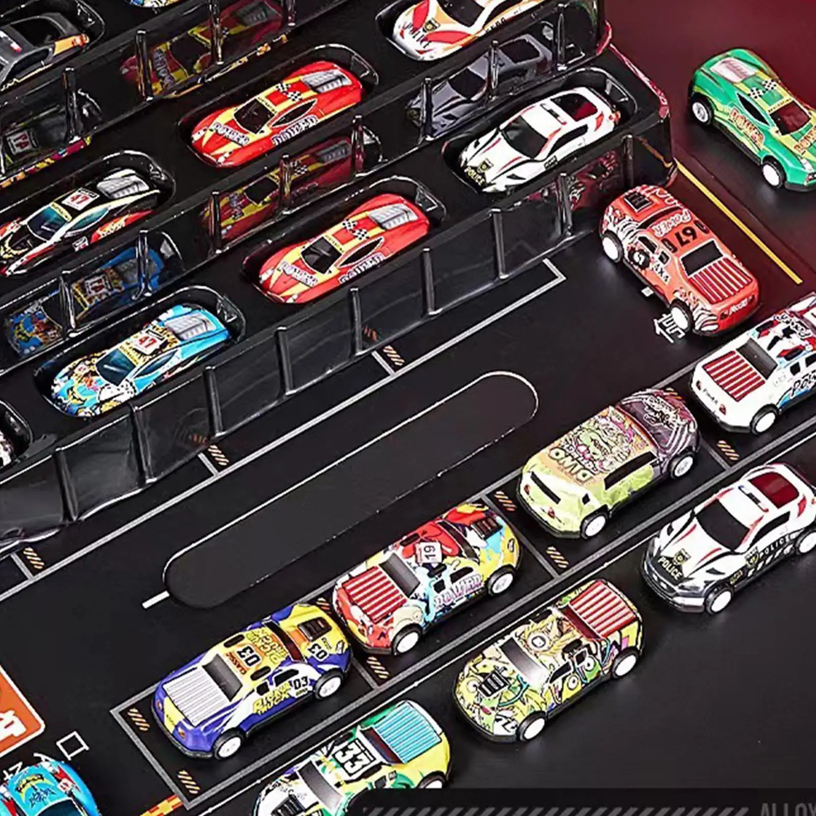 Mini-autoset Traagheid Trek auto's Jongens Kleine speelgoedauto Pull-Back Plastic voertuigmodel Collectie Speelgoed Verjaardag Nieuwjaar Geschenken