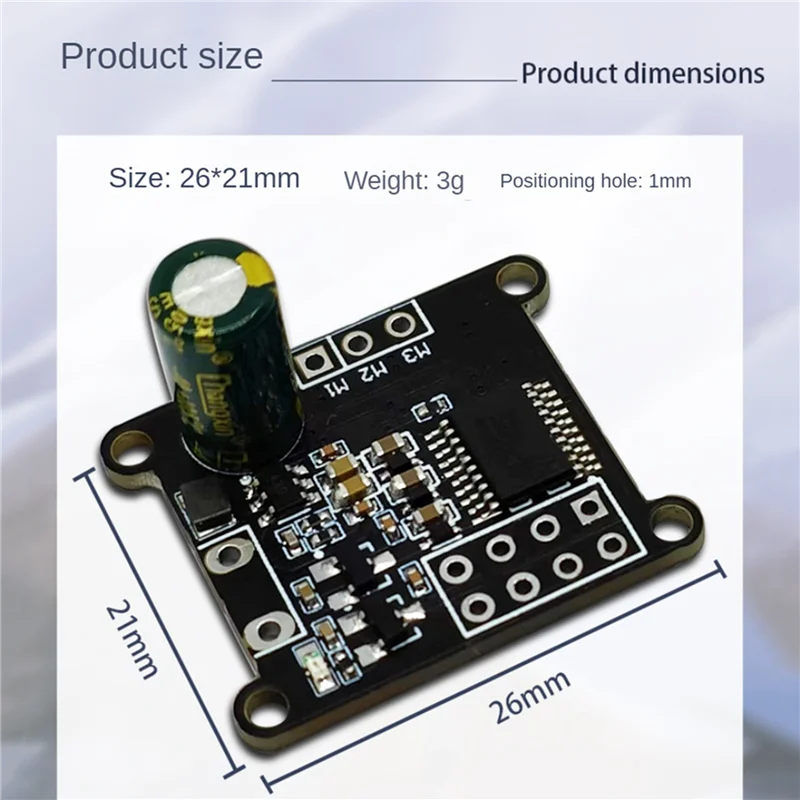 B27B 2X DC Brushless Motor Driver Board FOC Control Driver SVPWM Control DC 10-24V Module Replace Simple FOC Mini