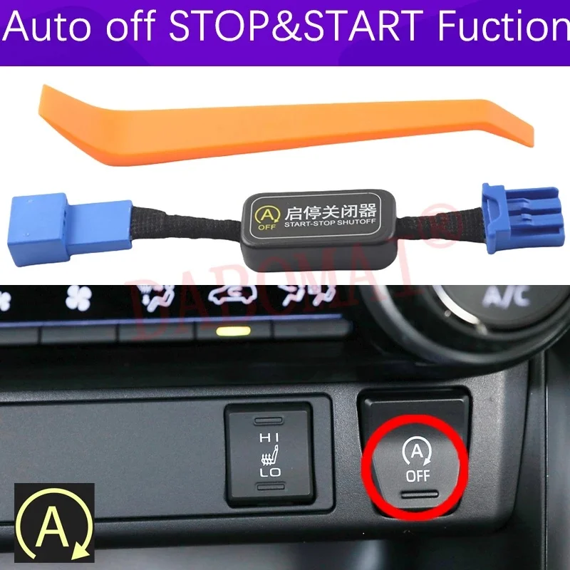 For Toyota RAV4 2019-2022 Automatic Start Stop Engine System Off Eliminator Control Sensor Plug Cable Stop Canceller