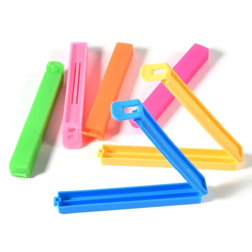 

10-30Pcs Portable New Kitchen Storage Food Snack Seal Sealing Bag Clips Sealer Clamp Plastic Tool Kitchen Accessories