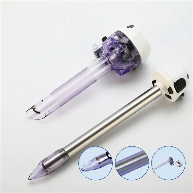 2026 New Trocar Safety Trocar Laparoscopic Instruments Shot Selling Disposable Laparoscopy Safety Trocar Basis Of Surgical Instr