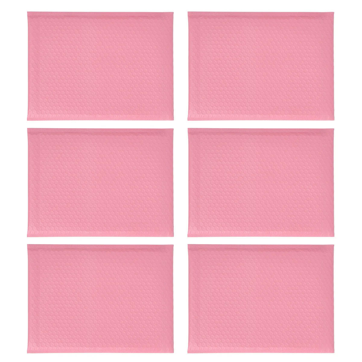 50 Pcs Black Foam Padding Self-Sealing Bubble Shockproof Bag Storage Pink Pouch