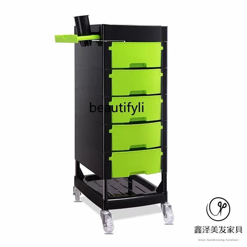 Salon Cart Hair Salon Tool Cart, Haircut Perm and Dyeing Hair Stylist Bar Cart Multifunctional Tool Cabinet