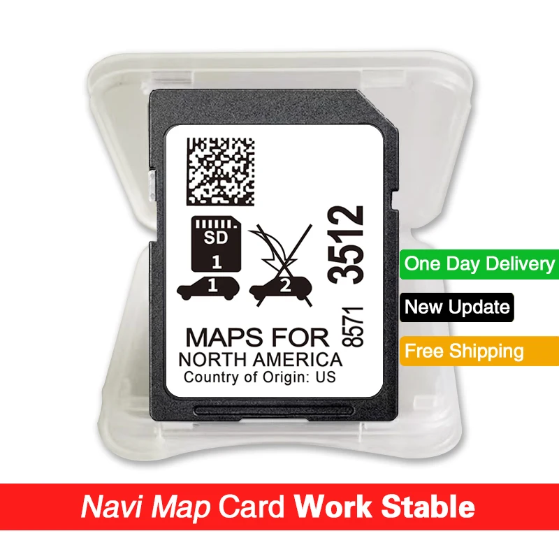 

Sat Nav for GM Cadillac Escalade/XT4/XT5/XT6/CT4/CT5/CT6 2024 Navigations 8571-3512 SD Card 32GB Update Canada USA Mexico Maps