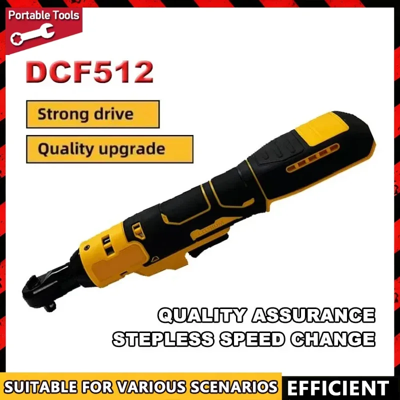 Fit Dewalt DCF512 1/2 Inch Brushless Ratchet Right Angle Wrench LED Cordless Driver Variable Speed Power Wrench 20V Power Tools
