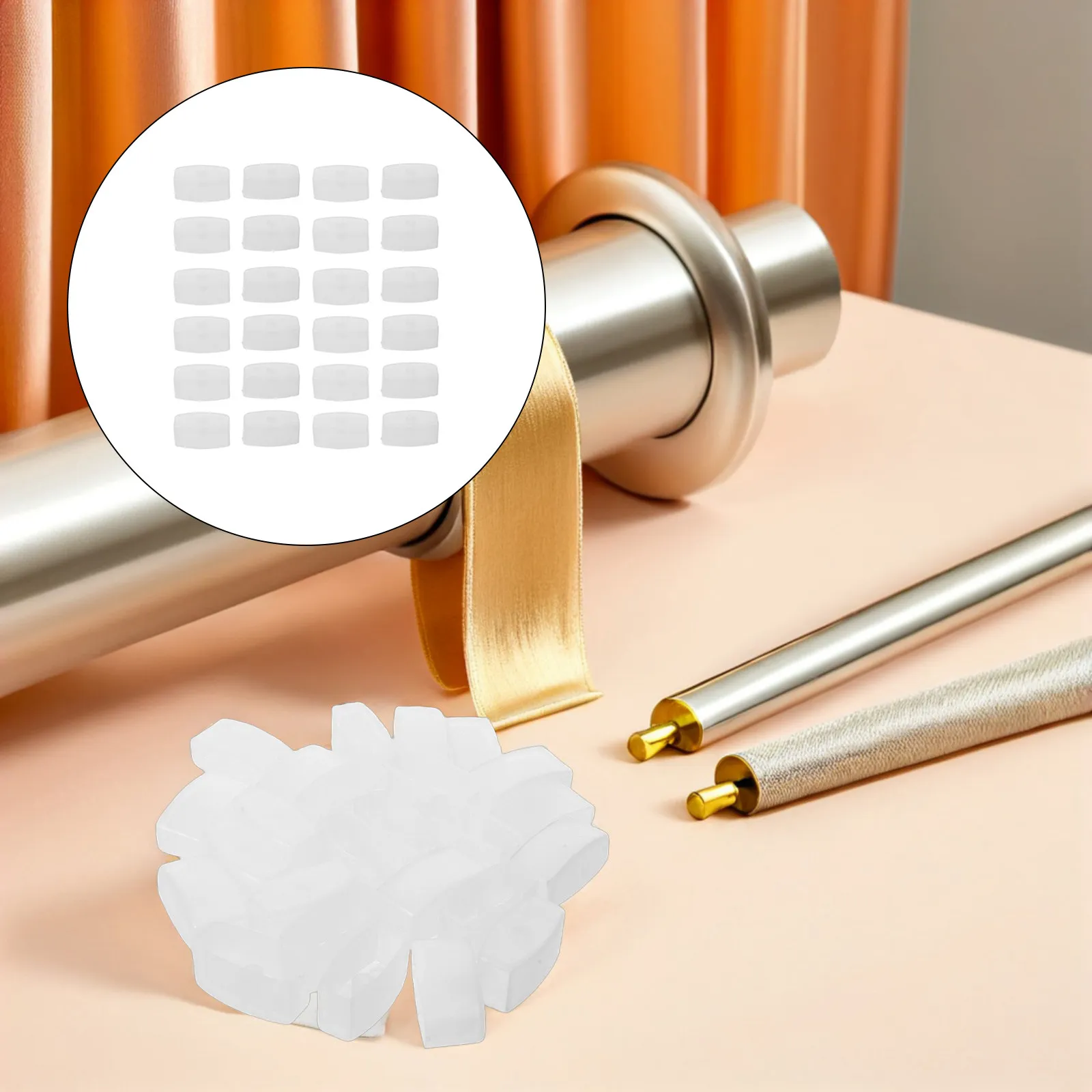50 Pcs Blinds Easy to Install End Caps Bottom Rail for Venetian Use Window Accessories Replacements Plugs for Horizontal