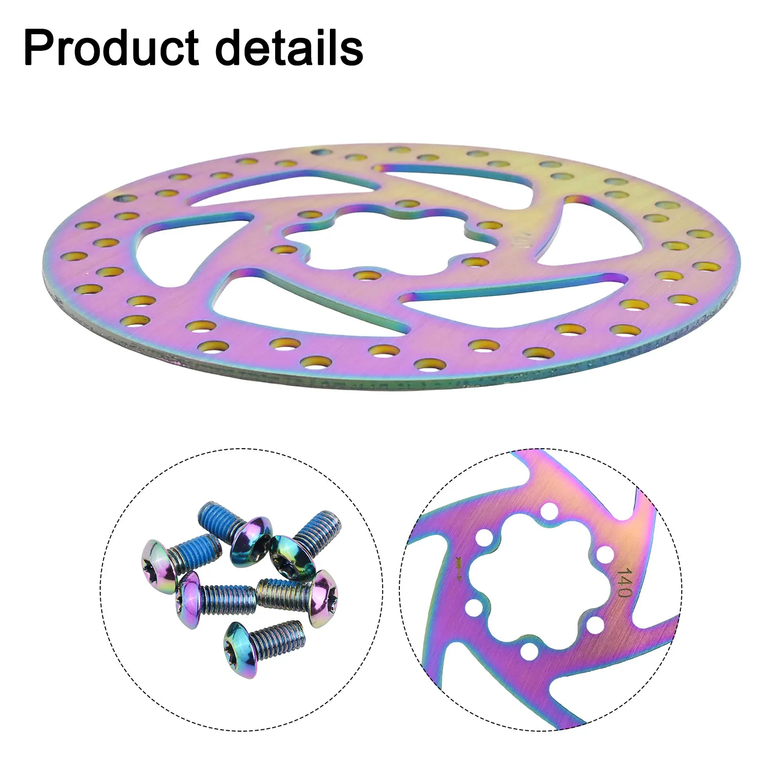 

Bicycle Performance Parts Reliable Rust Resistant Stainless Steel Brake Discs Available in Two Size Choices (140 mm &160 mm)