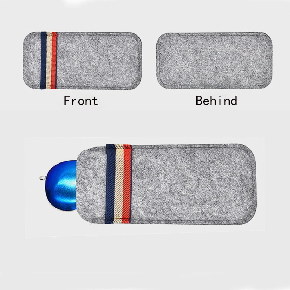 New Fashion Felt Sunglasses Storage Bags For Men Women Colorful Eyeglasses Box Soft Glasses Bag Accessoires